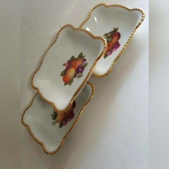 Schumann Bavaria square bowls multicolor fruit motifs - Picture 7 of 7